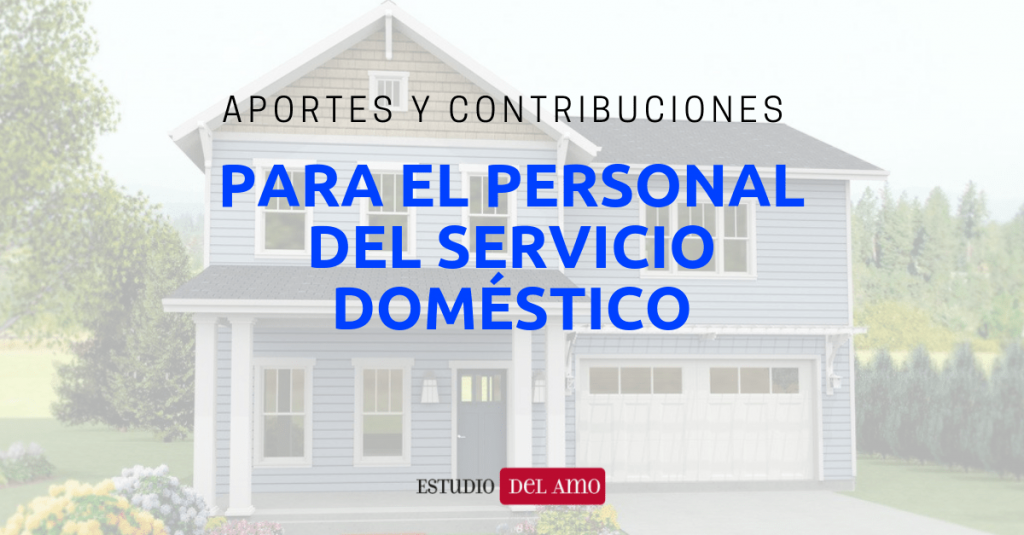 Valor Aportes y contribuciones personal doméstico 2019 ARGENTINA-min