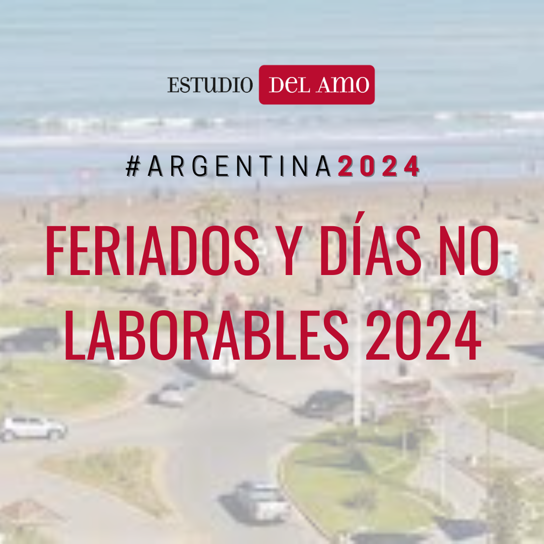 Feriados 2024 y días no laborables Argentina 2024